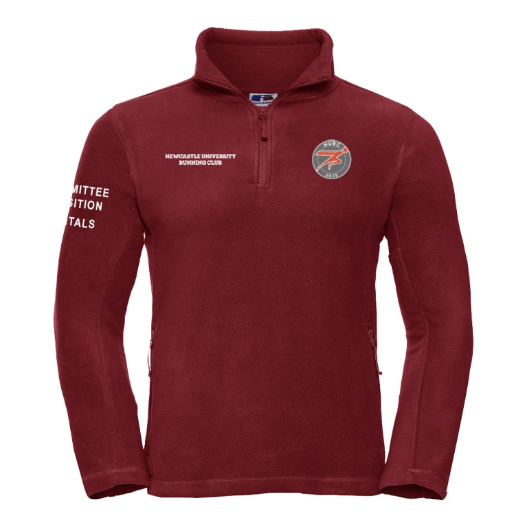 Newcastle University Running Club Fleece - Red