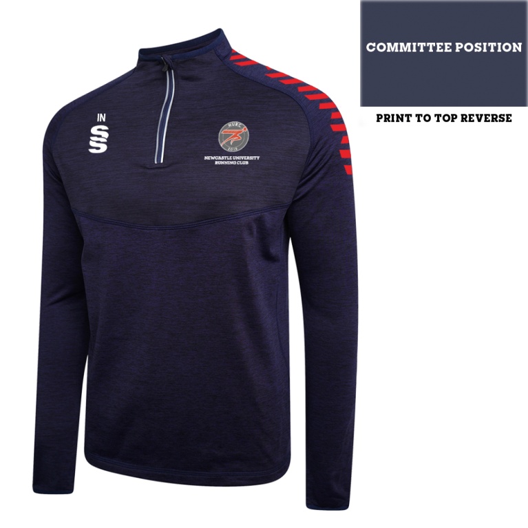Women's 1/4 Zip Dual Performance Top : Navy