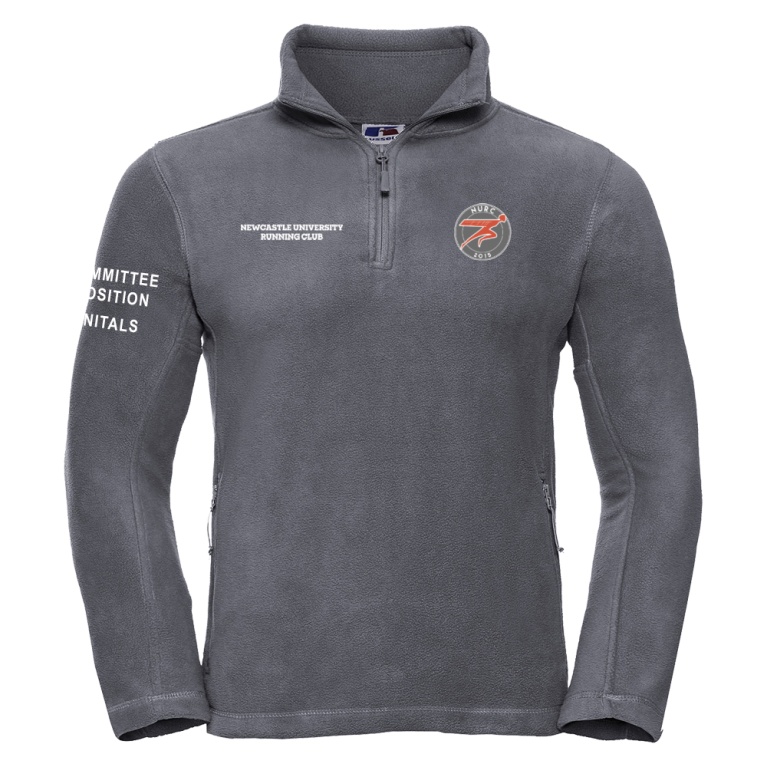 Newcastle University Running Club Fleece - Grey