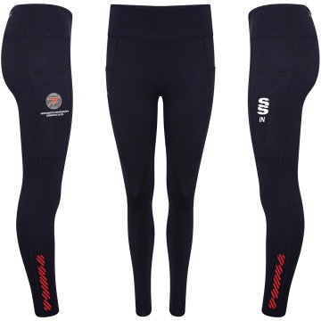 Performance Full Length Leggings : Navy