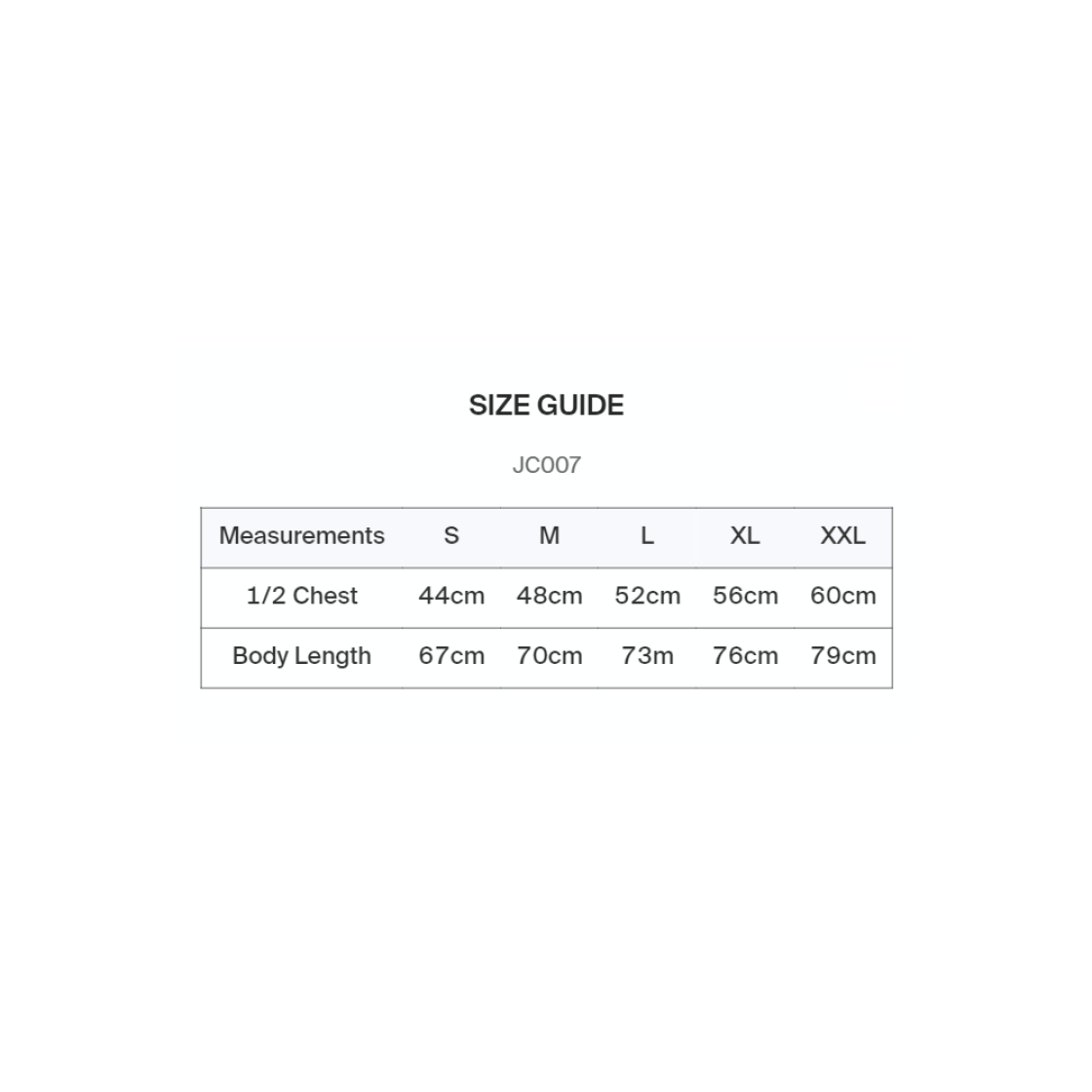Men's Cool Vest French Navy - Size Guide