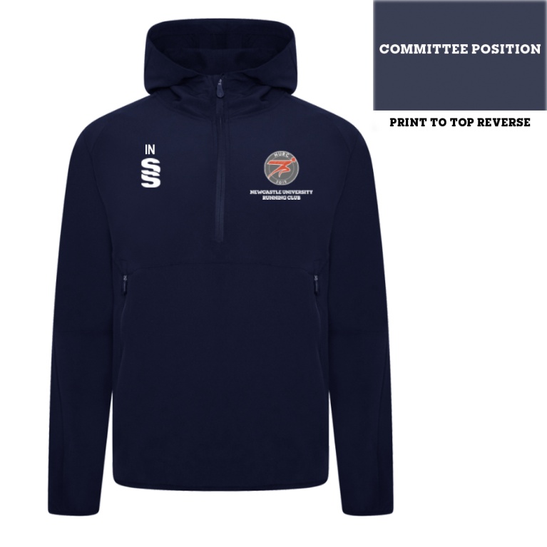 Dual Elite 1/4 Zip Hoody / Rain Jacket : Navy