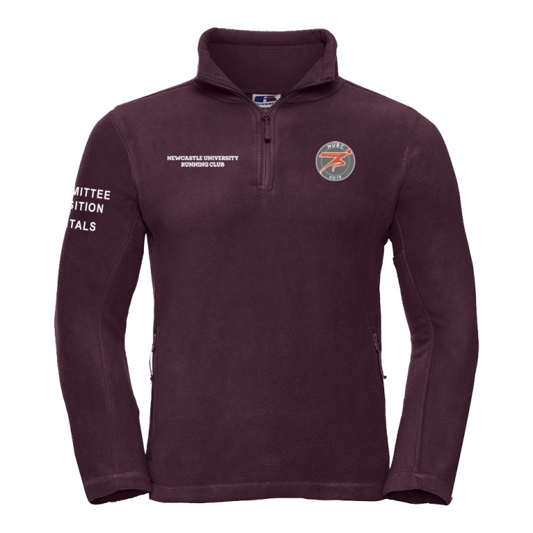 Newcastle University Running Club Fleece - Maroon