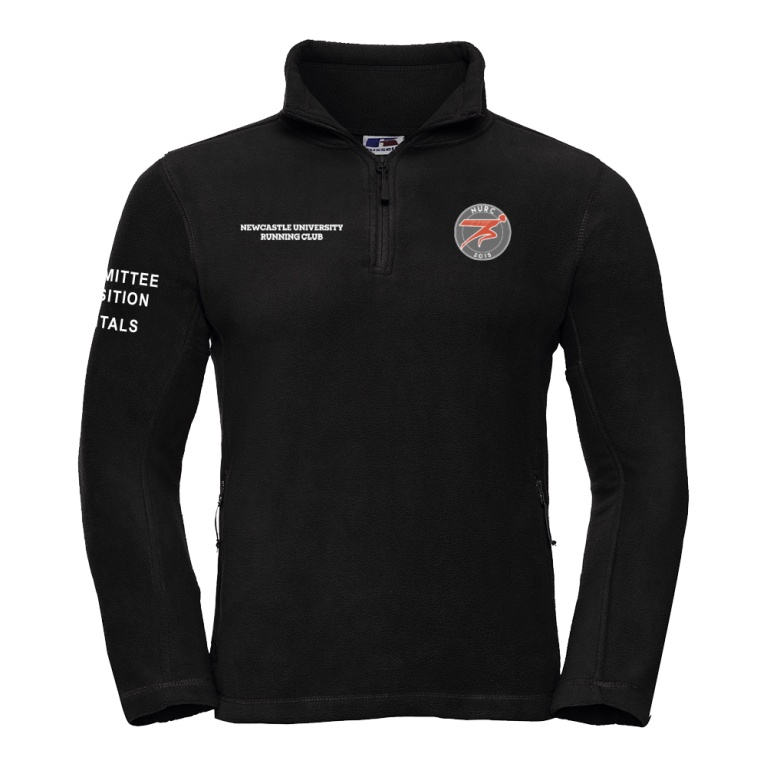 Newcastle University Running Club Fleece - Black